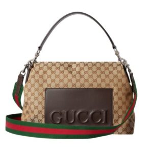 Gucci GG canvas large crossbody bag