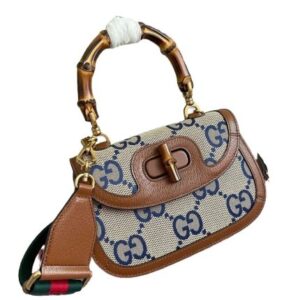 Gucci Bamboo 1947 crystals mini bag